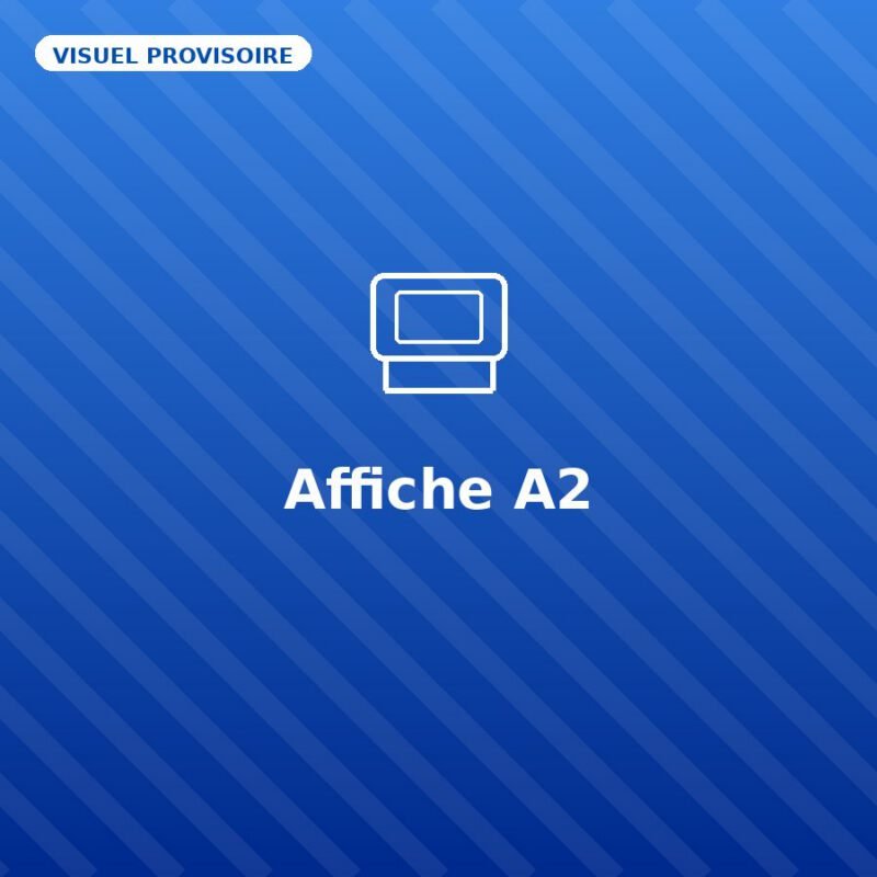 Affiche A2 — visuel provisoire, à remplacer par votre propre photo
