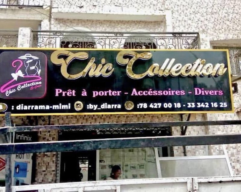 Enseigne lumineuse Chic Collection